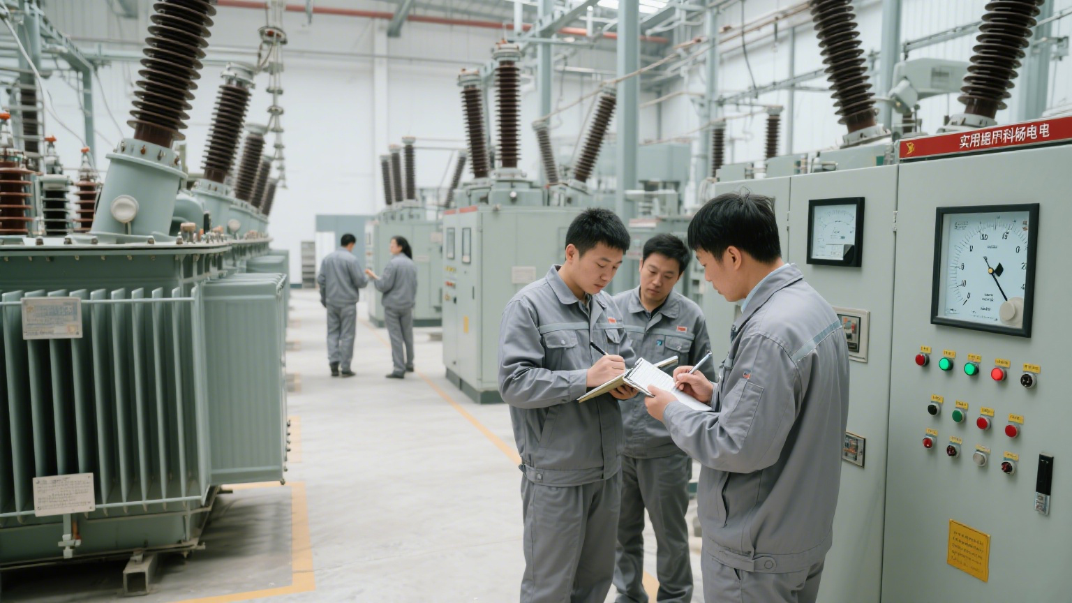 Compact transformer substation