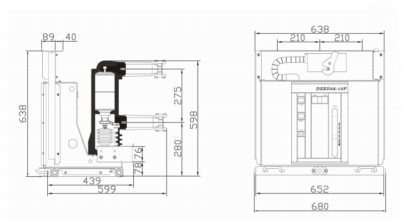 12KV Vacuum circuit breaker
